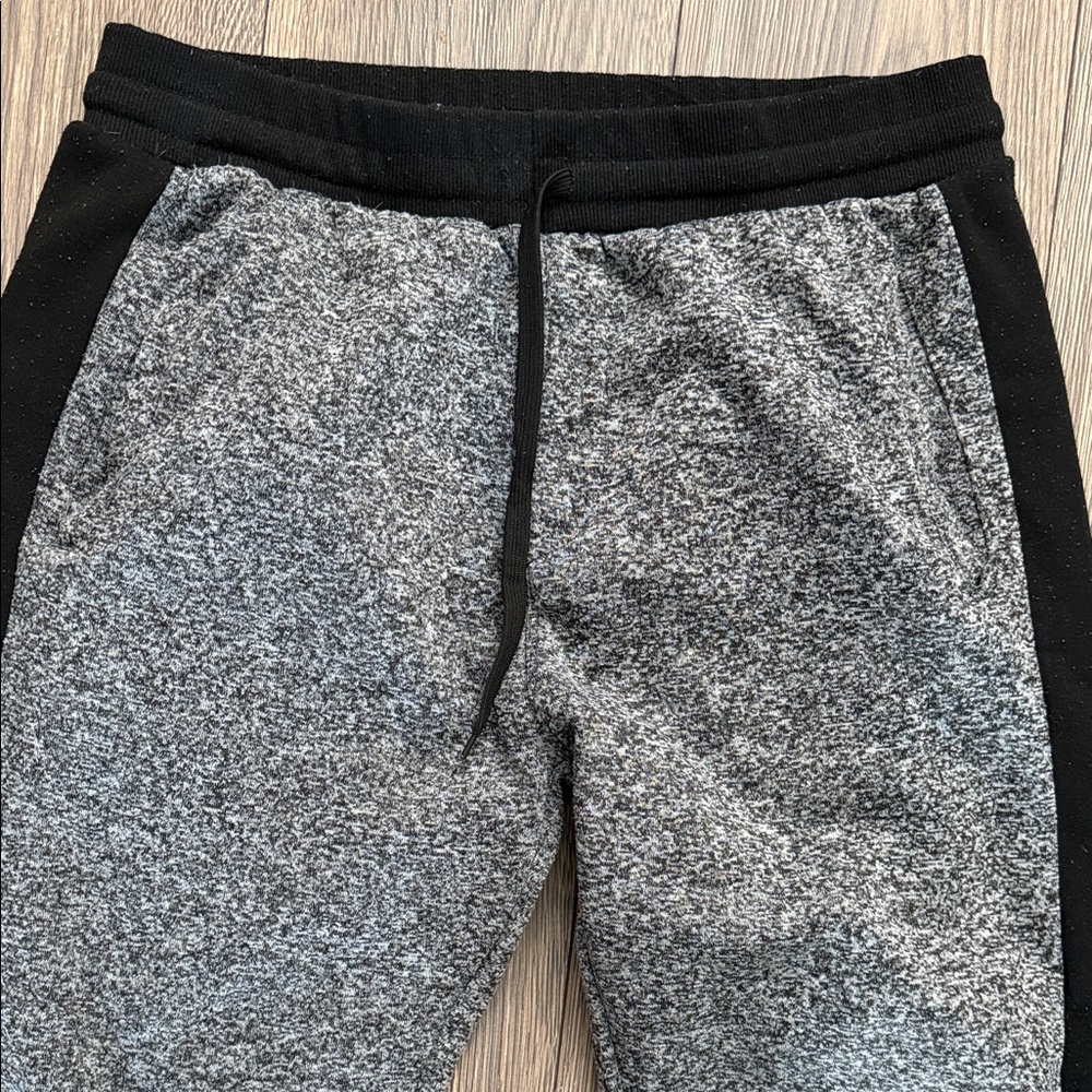 Men's Dual-Tone Joggers in Gray and Black - Picture 2 of 10